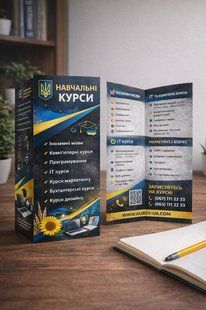 Рекламні буклети\меню\листівки для вашого бізнесу 0116 фото